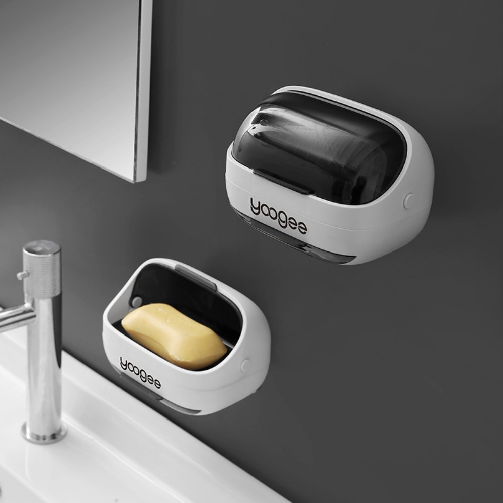 Soap Making Book - プラスチック製バスルームシェルフオーガナイザー、メイクアップオーガナイザーボックス、石鹸セーバー、旅行、寝室、環境にやさしい