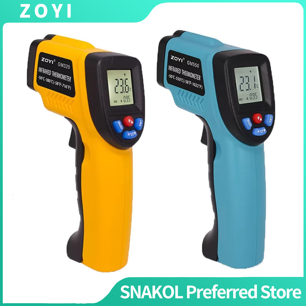 Soap Making Thermometer - デジタル赤外線温度計非接触温度ガンLCDバックライト温度計産業用キッチン屋外用