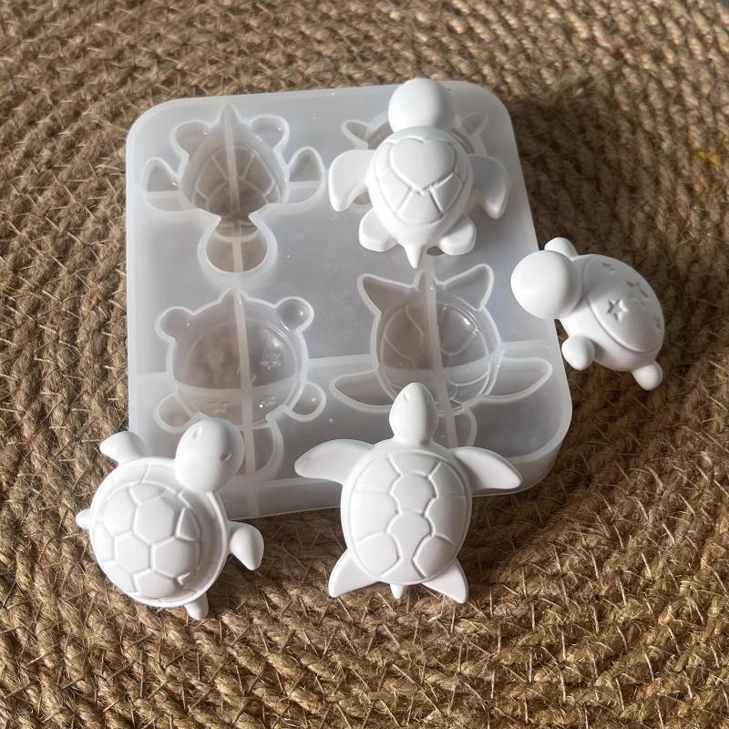 Soap Making Guide - 四亀石膏シリコン型 DIY ハートスターテクスチャシェル装飾品エポキシ樹脂型香り付き動物キャンドル石鹸型