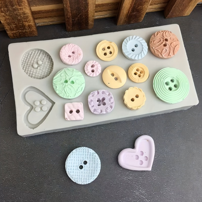 Soap Making Supplies Australia - ボタン型シリコンモールド シリコンモールド 石鹸やキャンドルの装飾ツール用