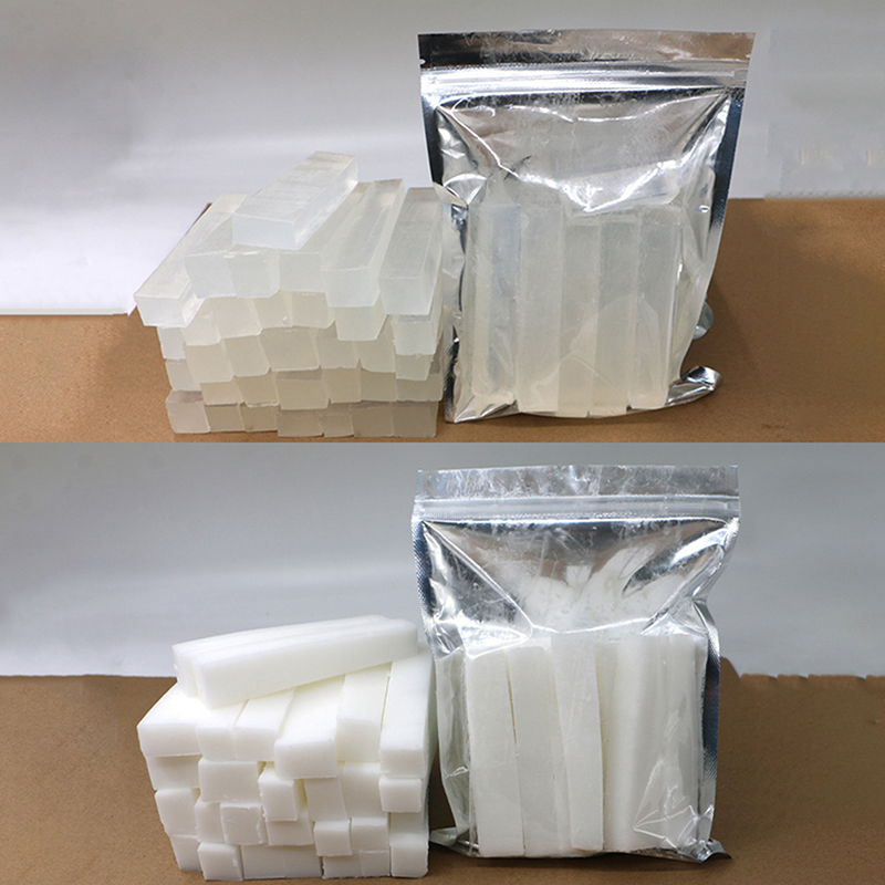 Soap Making With Soap Base - 250g/袋 ホワイトクリアグリセリンソープベース オーガニックソープ作り DIY手作りヴィーガンソープ メルトアンドポアソープベース フォーミングバスバター