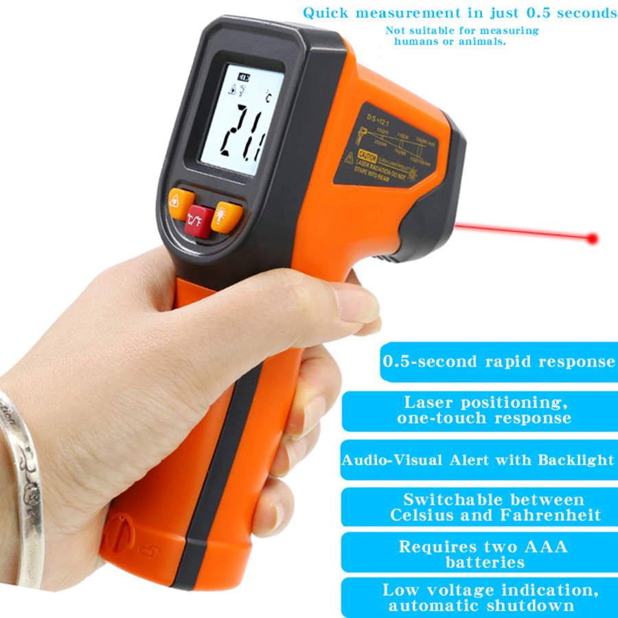 Soap Making Thermometer - NJTY T400A T600A 高精度赤外線温度計、水温計、ベーキングおよびキッチン工業用温度計