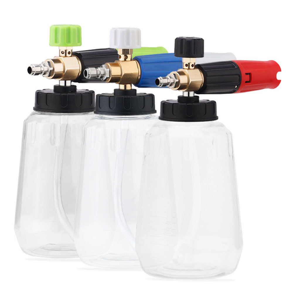 Soap Making Supplies Australia - アップグレードされた洗車機スノーフォームランス高圧洗浄機石鹸噴霧器ガン車のクリーニングツール 1L 石鹸ボトル