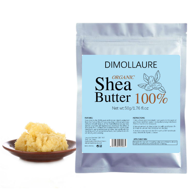 Shea Butter Raw - Dimollaure-天然有機仏バター,マタニティストレッチマーク,ボディマッサージ,スキンケア,滑らかな化粧品,生,50g