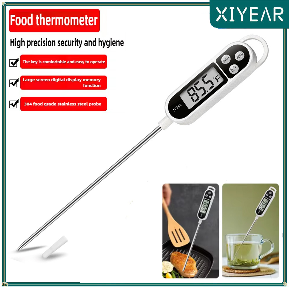 Soap Making Thermometer - 1個入り デジタル肉用温度計 調理用 キッチン BBQ用 プローブ式