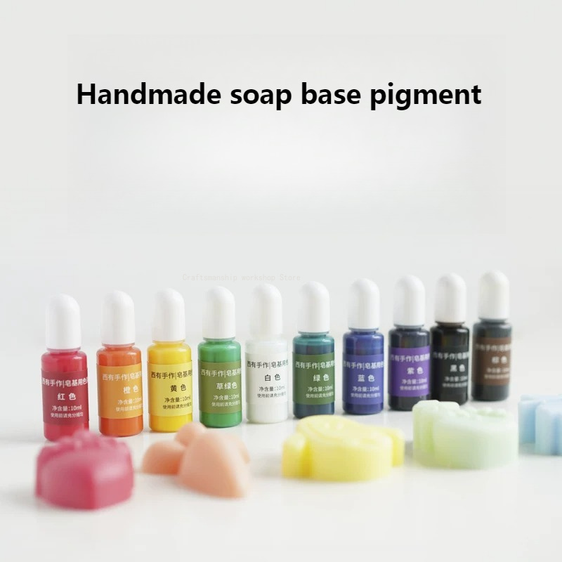 Soap Making With Soap Base - 手作り石鹸ベース顔料 10 色 10 ミリリットル DIY