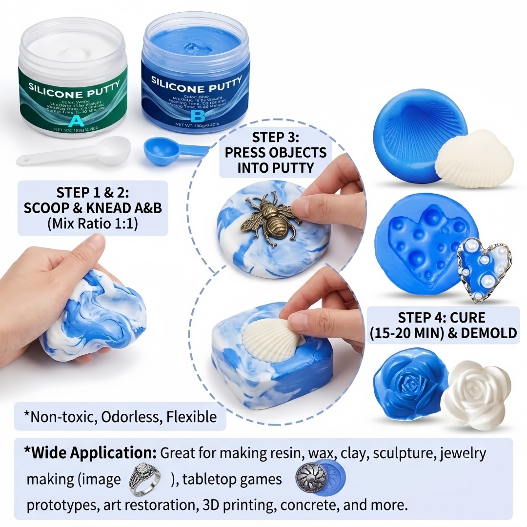 シリコーンパテ型作成用品 石膏キャンドル石鹸型用に簡単に成形 - Soap Making Supplies Australia のレビューと価格
