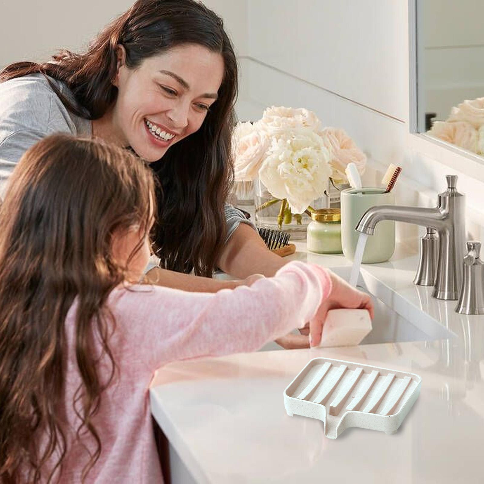 排水機能付き石鹸置き、石鹸トレイ、シャワー用石鹸収納、バスル - Soap Dish Draining のレビューと価格