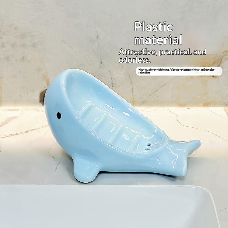 新発売のクリエイティブなクジラ型石鹸皿は、家庭、浴室、トイレ - Soap Dish Draining のレビューと価格