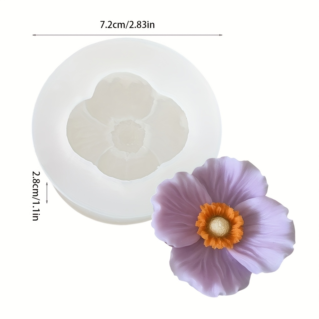 花の形をしたシリコンキャンドル型、石鹸、粘土、樹脂工芸品、家 - Soap Making Gifts のレビューと価格