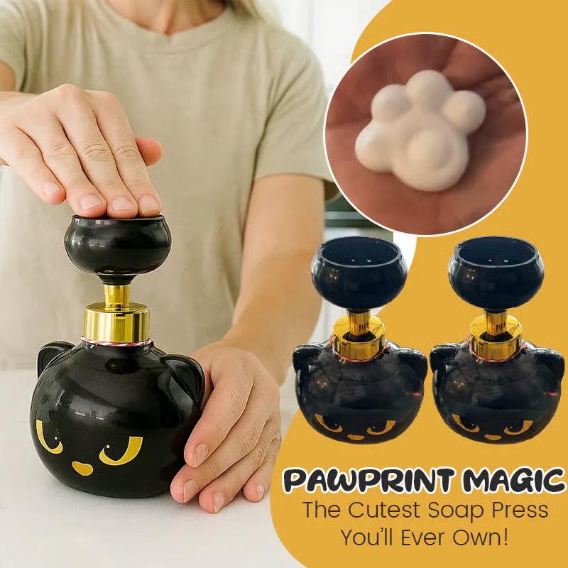 かわいい猫の足型フォームソープディスペンサー 面白いキュート - Soap Making Jar のレビューと価格