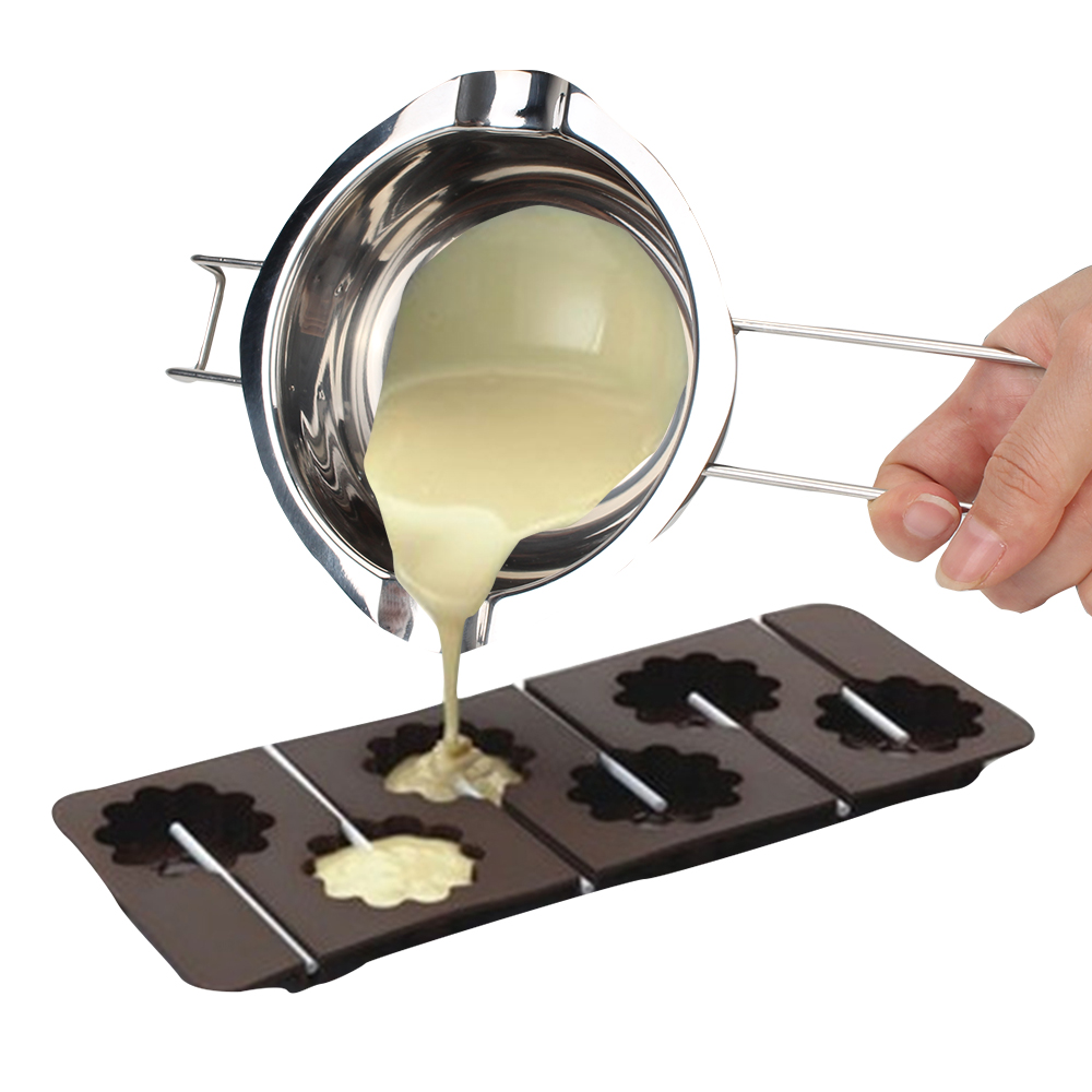 チョコレートバターるつぼパン 1PC バターブラシ付きステン - Soap Making Jar のレビューと価格