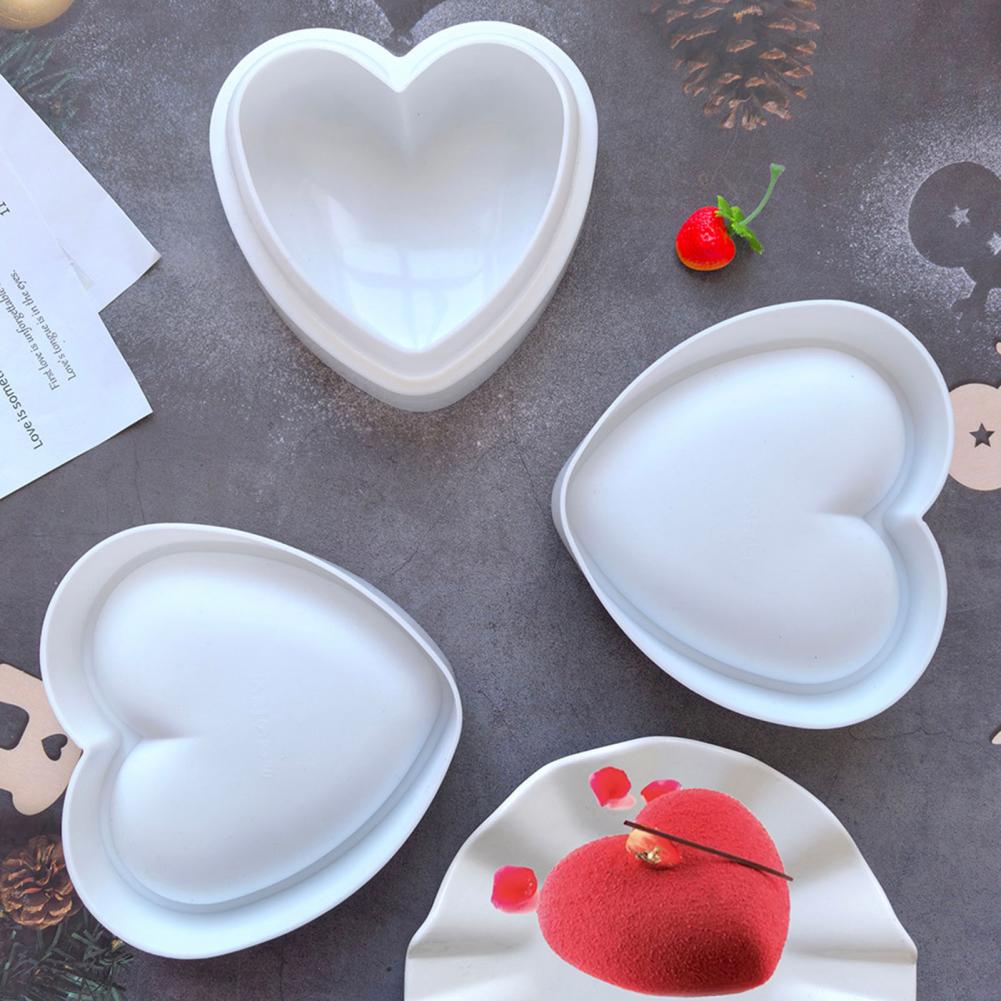 ハート型シリコンモールド 3D ダイヤモンド ラブハート型モ - Soap Making Jelly のレビューと価格