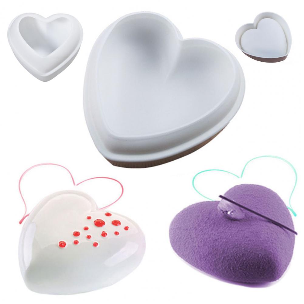 ハート型シリコンモールド 3D ダイヤモンド ラブハート型モ - Soap Making Jelly のレビューと価格