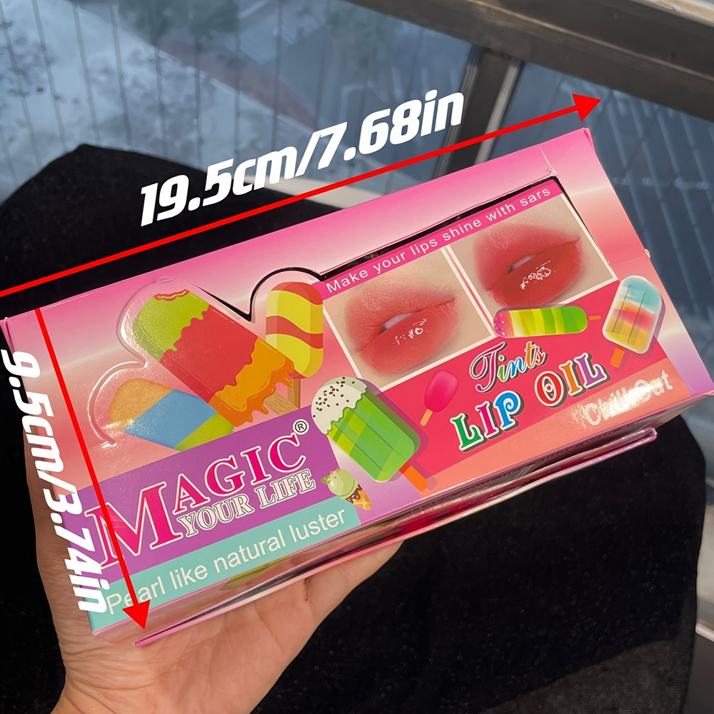 24 個のかわいいアイスクリームスパンコールリップグロス色が - Shea Butter Raw のレビューと価格