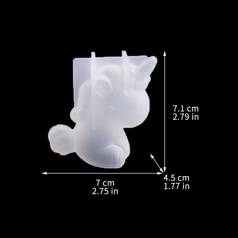 3D 幾何学的なシリコーンユニコーン猫鹿クマ型ソープキャンド - Soap Making Supplies Australia のレビューと価格