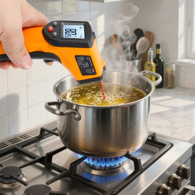 新しい赤外線温度計ハンドヘルド温度計非接触レーザー熱テスター - Soap Making Thermometer のレビューと価格