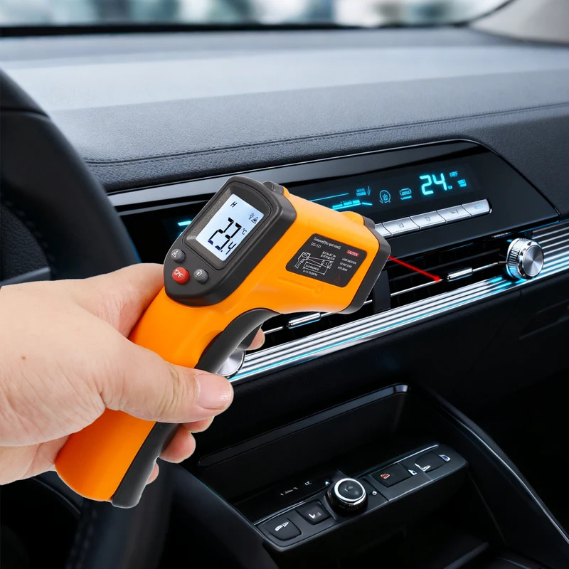 新しい赤外線温度計ハンドヘルド温度計非接触レーザー熱テスター - Soap Making Thermometer のレビューと価格
