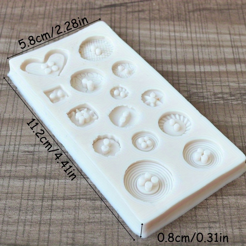 ボタン型シリコンモールド シリコンモールド 石鹸やキャンドル - Soap Making Supplies Australia のレビューと価格