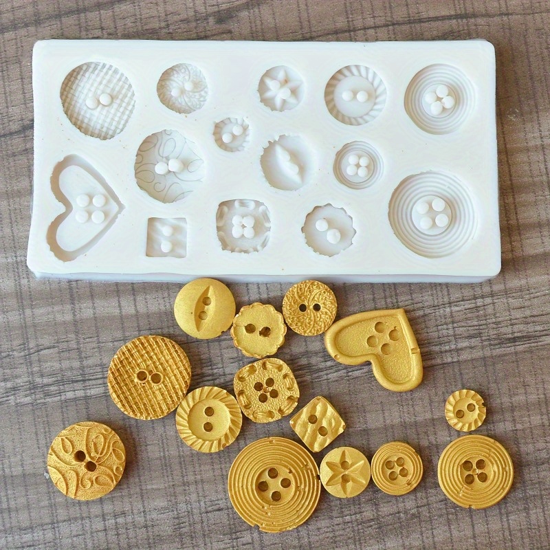 ボタン型シリコンモールド シリコンモールド 石鹸やキャンドル - Soap Making Supplies Australia のレビューと価格