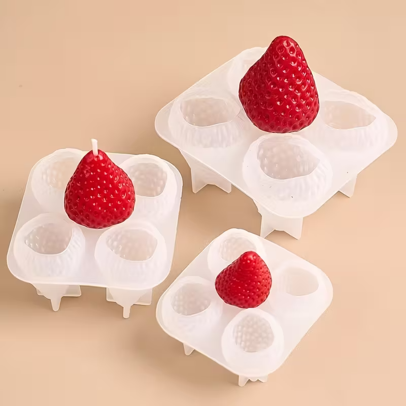 イチゴシリコンキャンドルモールド DIY アロマセラピー石鹸 - Soap Making Gifts のレビューと価格
