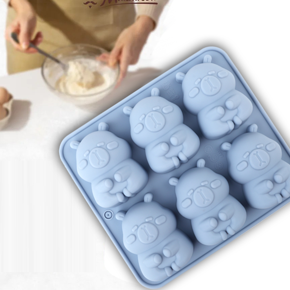 かわいいカピバラの形をしたシリコンケーキ型1個。チョコレート - Soap Making Jelly のレビューと価格