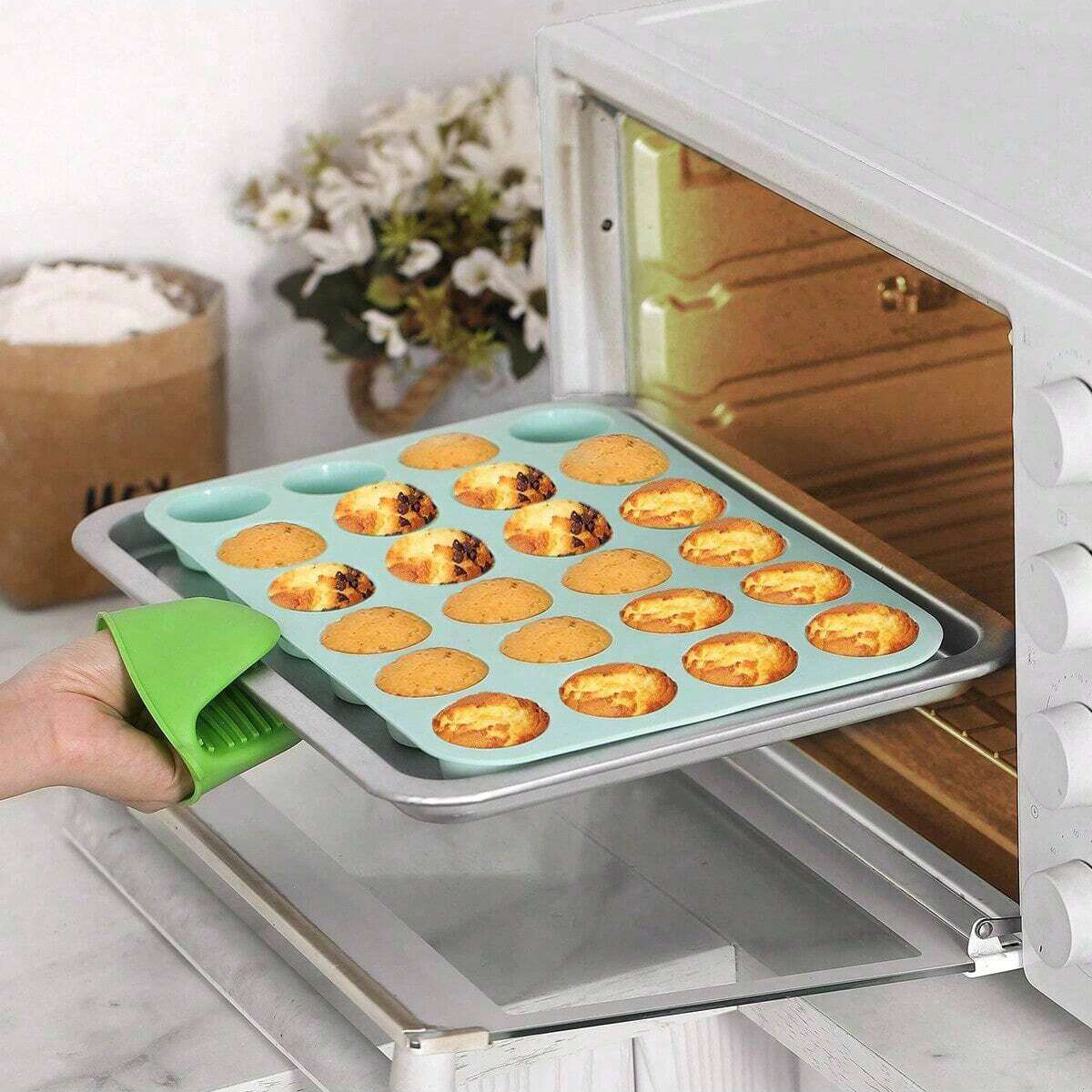 24 穴ケーキ型シリコーン石鹸クッキーカップケーキ耐熱皿パン - Soap Making Jar のレビューと価格