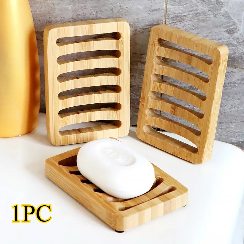 竹製ケーストレイ木製防カビ排水石鹸箱天然竹ツールバスソープホ - Soap Making Supplies Australia のレビューと価格