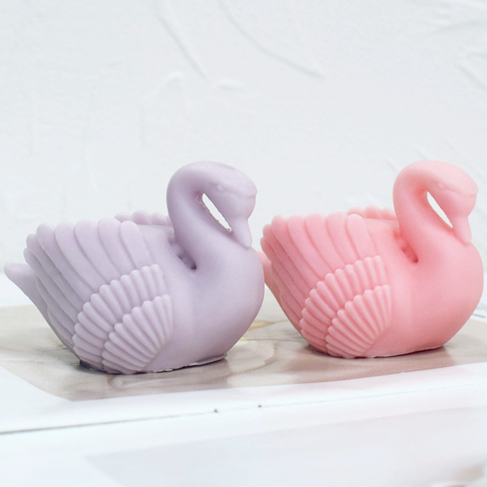 ホワイトスワンシリコンキャンドルモールド,鳥の動物の石鹸,樹 - Soap Making Gifts のレビューと価格