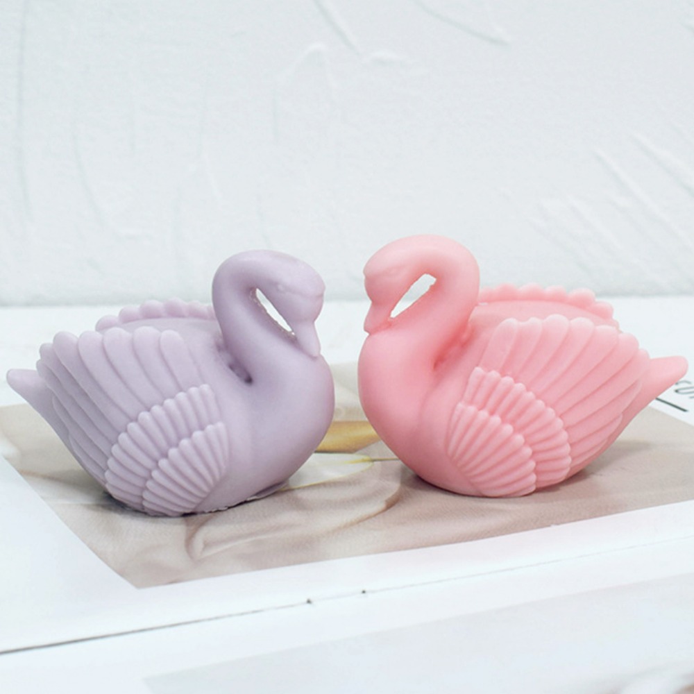 ホワイトスワンシリコンキャンドルモールド,鳥の動物の石鹸,樹 - Soap Making Gifts のレビューと価格