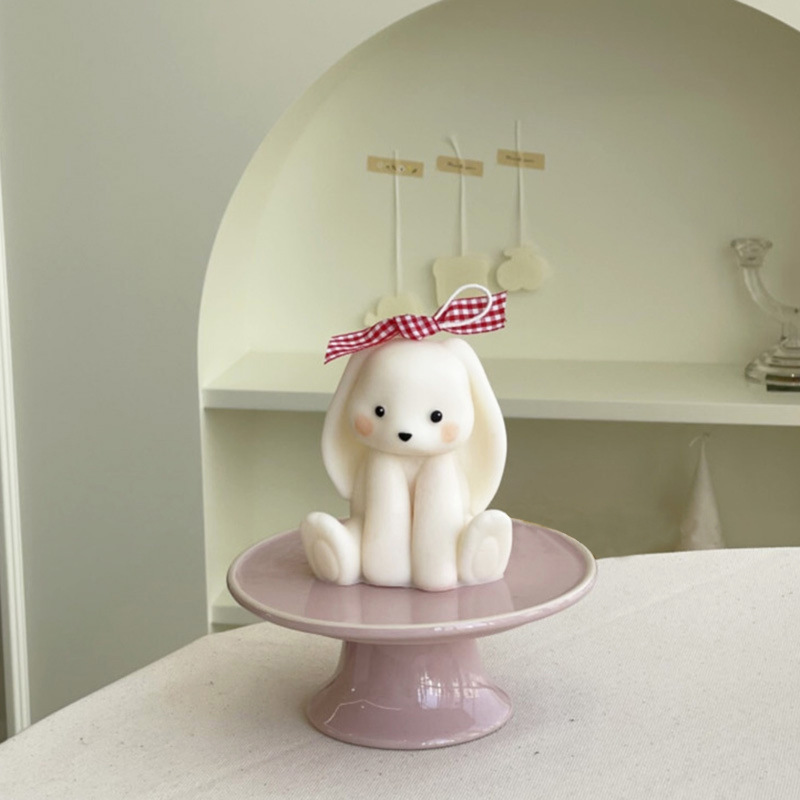 ウサギの形をしたシリコンキャンドル型,かわいい3Dウサギ,動 - Soap Making Gifts のレビューと価格
