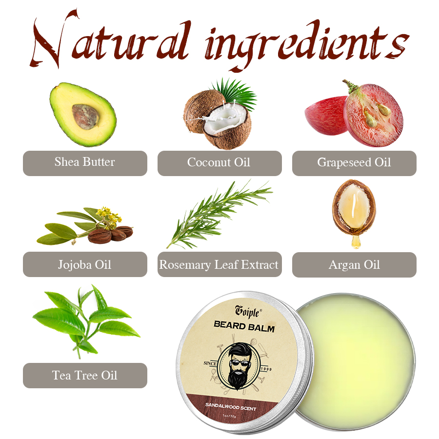 30 グラム天然シアバターひげバーム男性のためのひげひげ成長 - Shea Butter Raw のレビューと価格