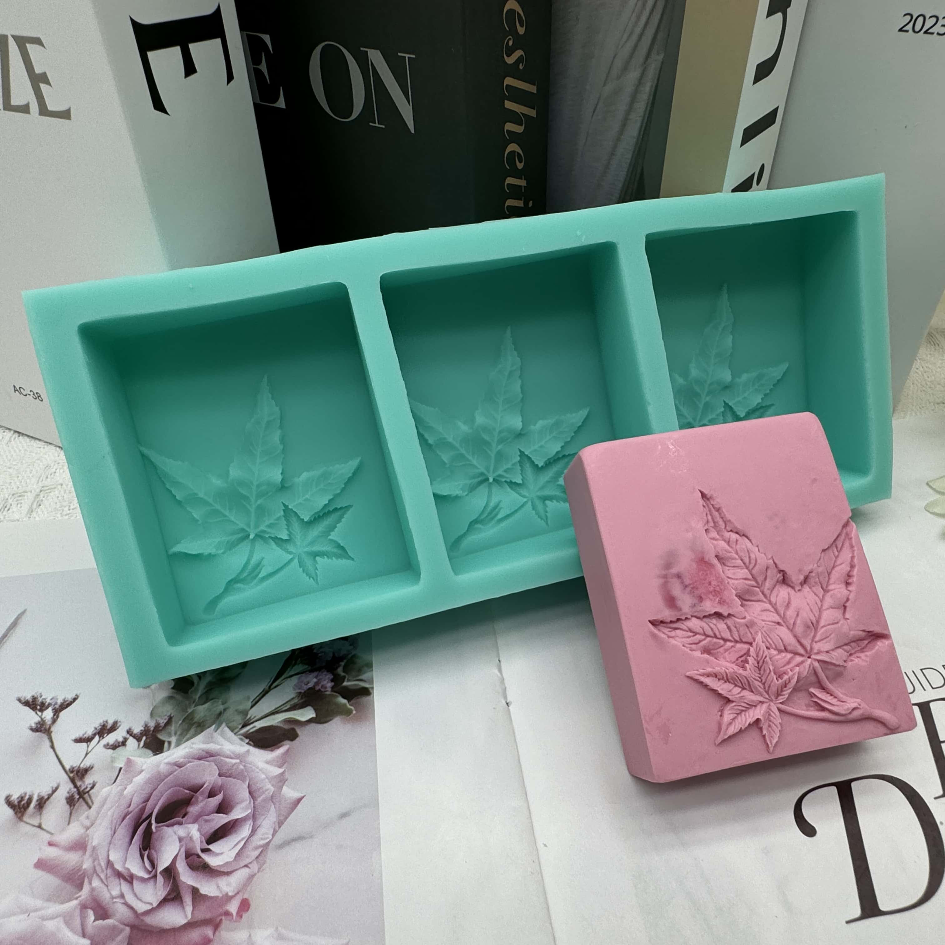 3 キャビティフラワーソープモールド、天然石鹸作り用手作りシ - Soap Making Book のレビューと価格