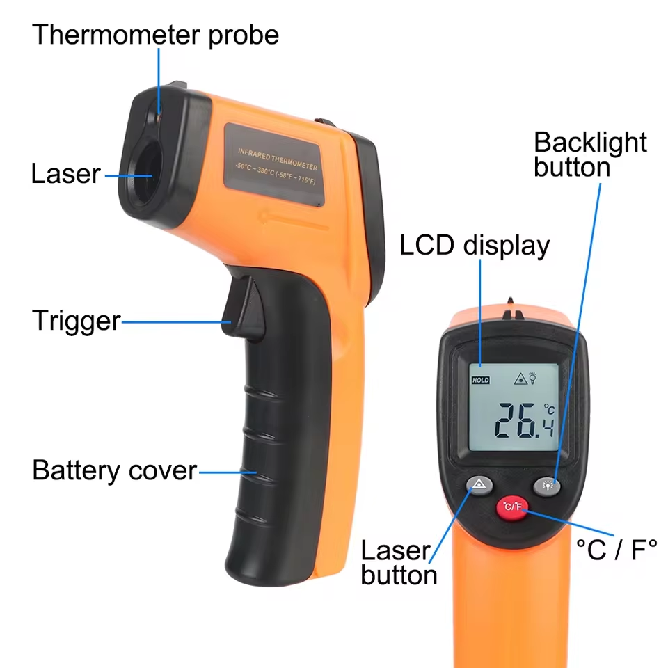 新しい T600 T600A デジタル赤外線温度計ガン -5 - Soap Making Thermometer のレビューと価格