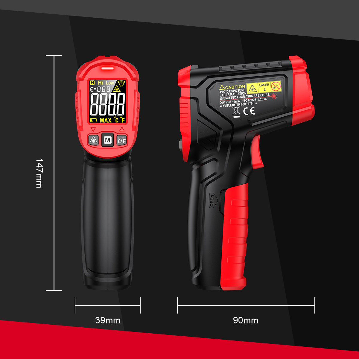 HABOTEST HT641 赤外線温度計非接触レーザー温度 - Soap Making Thermometer のレビューと価格