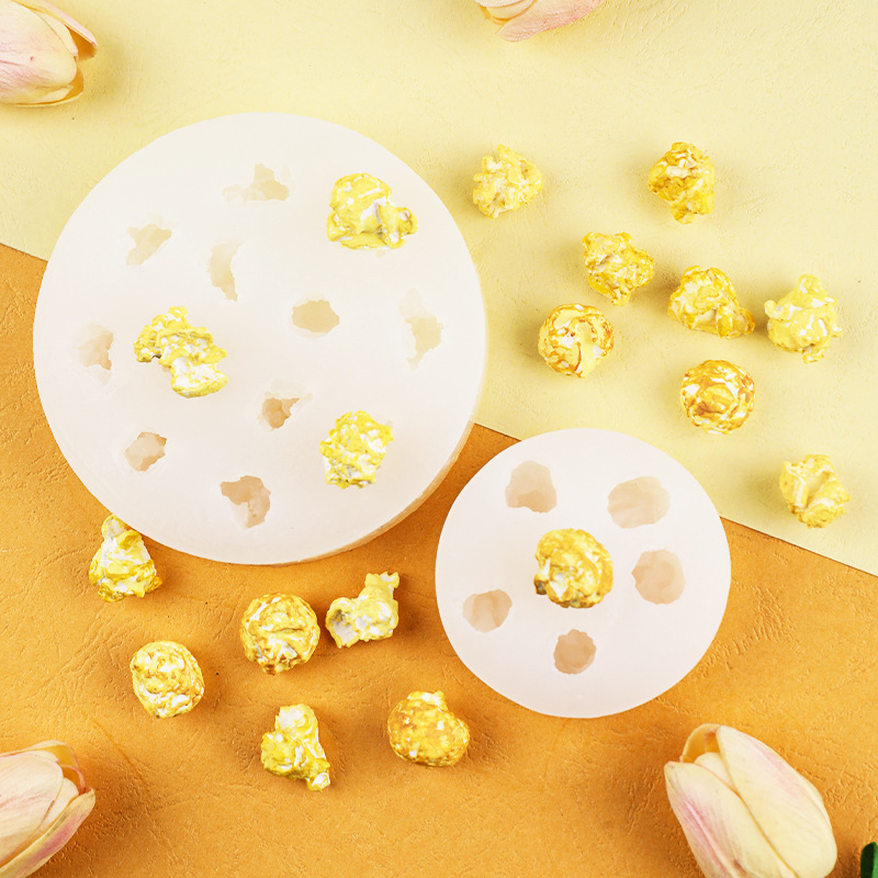 ケーキデコレーション用ポップコーンシリコン型,12穴,フォン - Soap Making Jelly のレビューと価格
