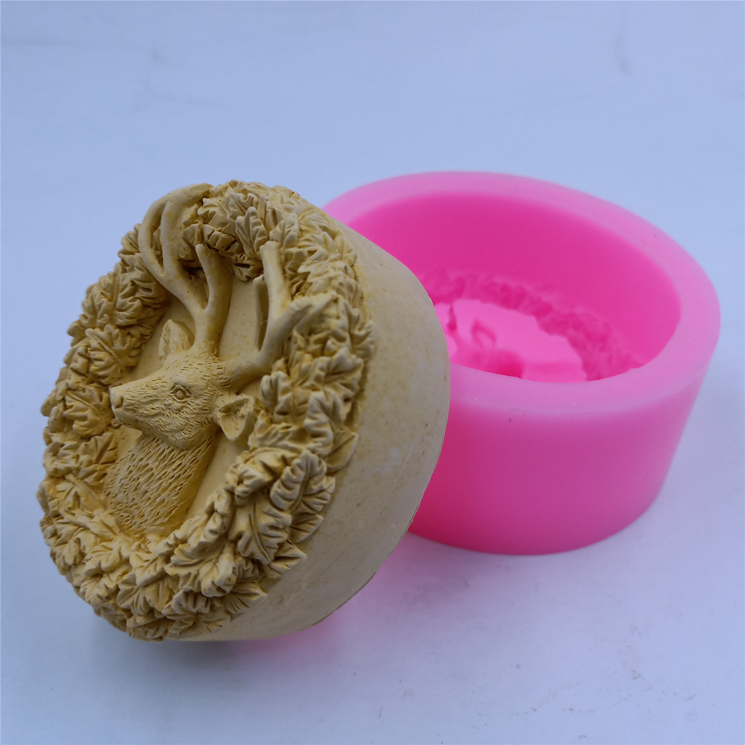 鹿デザイン石鹸シリコーン型作る石鹸ムースケーキ金型アロマワッ - Soap Making Activity のレビューと価格