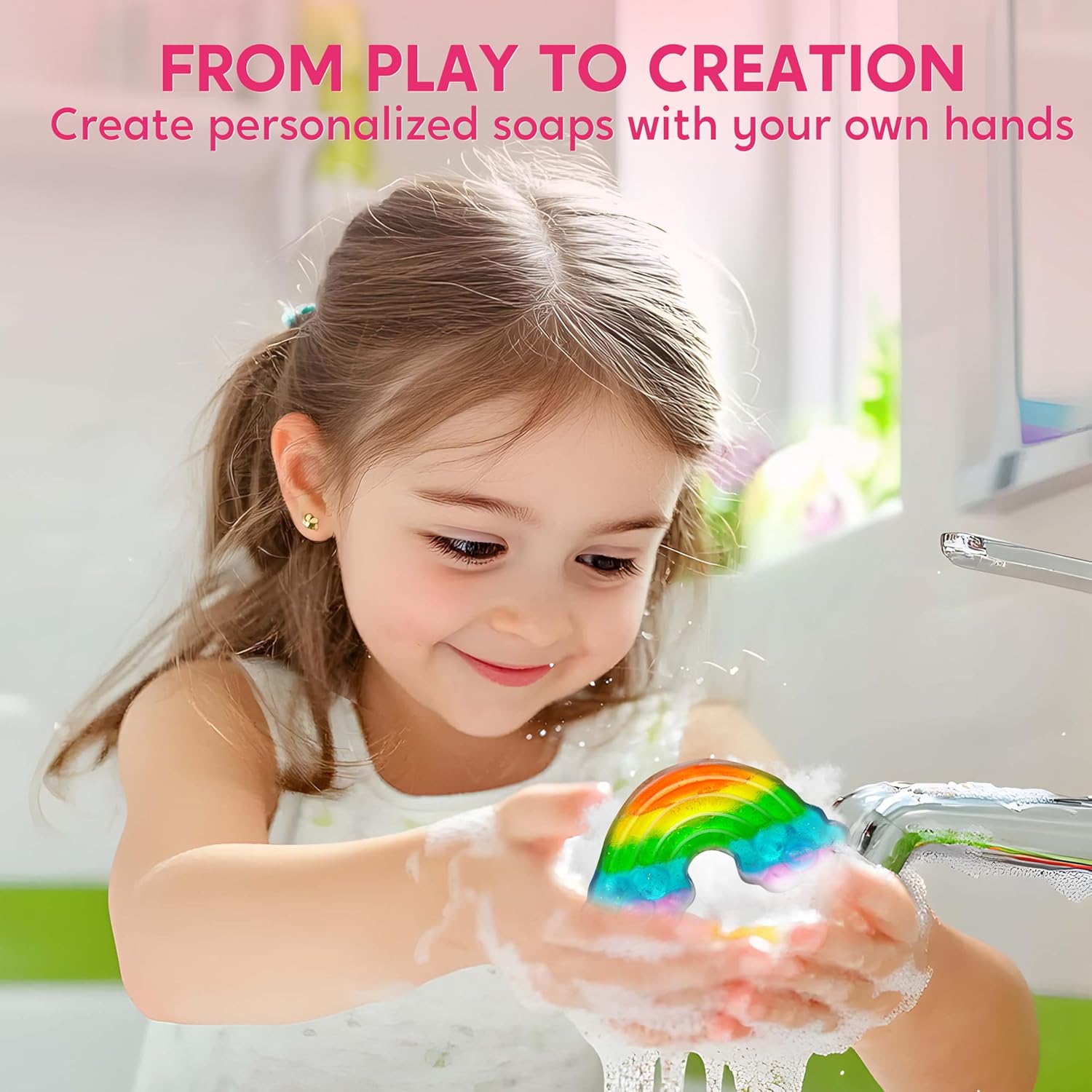 JOYFY ユニコーン石鹸作りキット 女の子向け工作 DIY - Soap Making Activity のレビューと価格