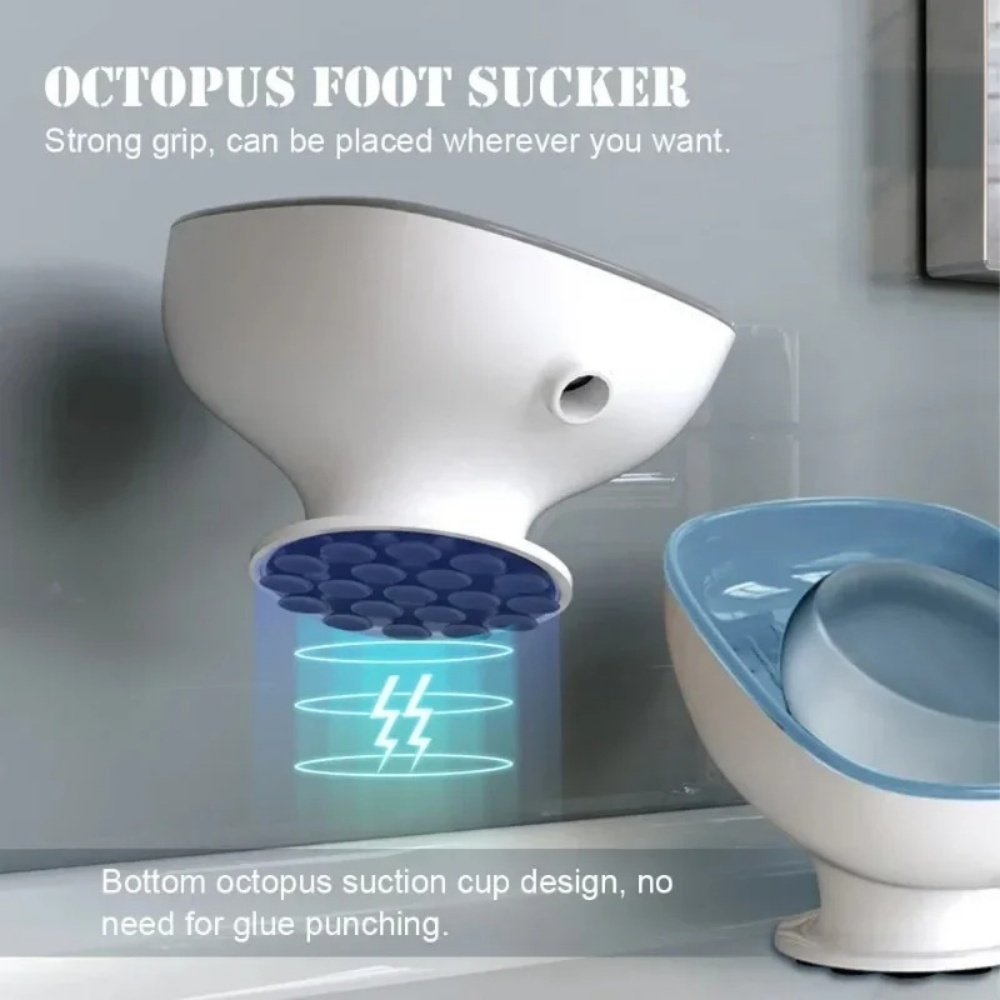 1個入り 超強力吸盤式 浴室用ソープディッシュ シャワー用滑 - Soap Dish Draining のレビューと価格