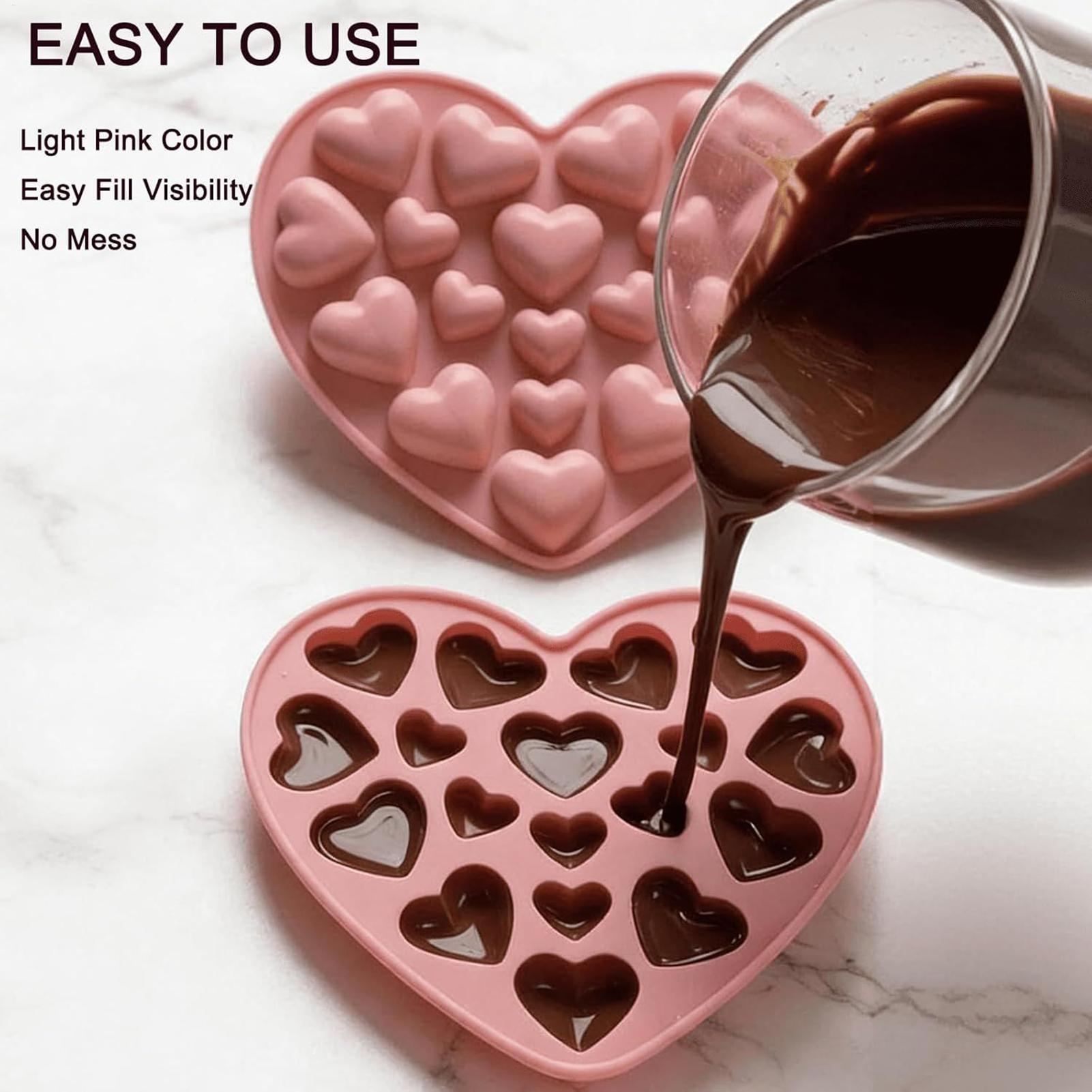 ラブシリコンチョコレート型 シリコンハートキャンディゼリーベ - Soap Making Gifts のレビューと価格