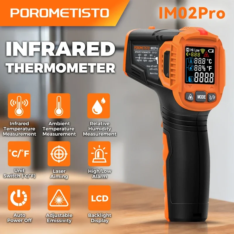 -50~380℃ 赤外線温度計 -50~800℃ プロフェッ - Soap Making Thermometer のレビューと価格