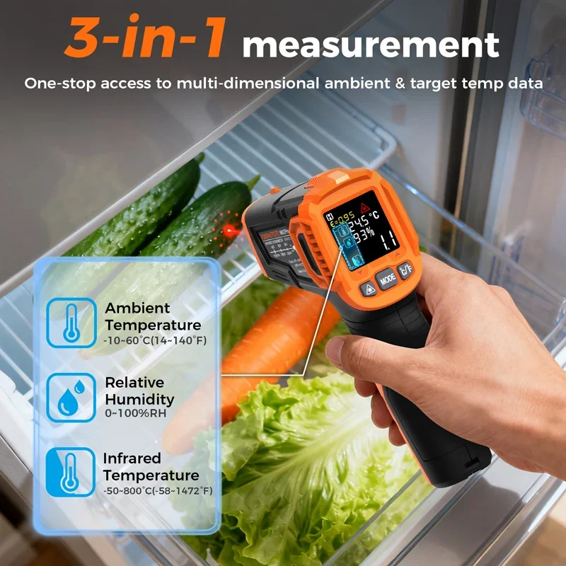 -50~380℃ 赤外線温度計 -50~800℃ プロフェッ - Soap Making Thermometer のレビューと価格