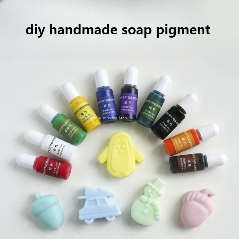手作り石鹸ベース顔料 10 色 10 ミリリットル DIY  - Soap Making With Soap Base のレビューと価格