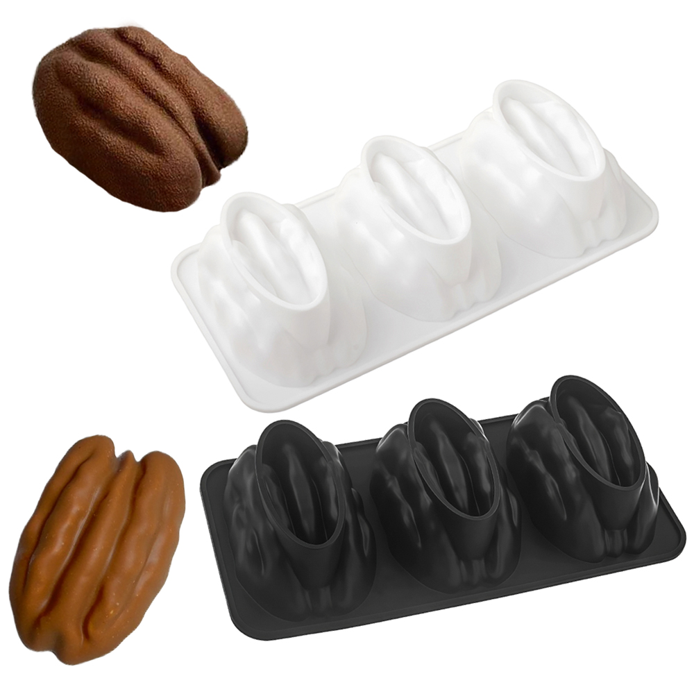 1/3/4/6/12セル ペカンデザイン シリコンケーキ型  - Soap Making Supplies Australia のレビューと価格