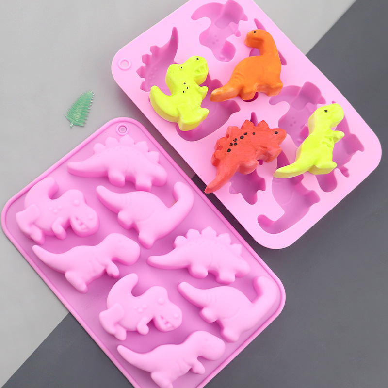 ブルース卸売 8匹の恐竜漫画シリコンケーキ型 DIY手作り石 - Soap Making Supplies Australia のレビューと価格