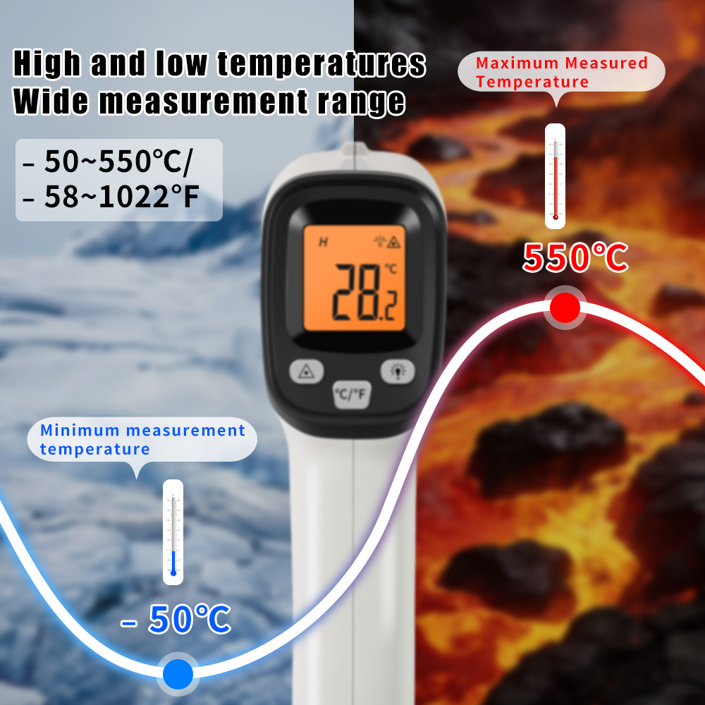 SNAKOL SK550B デジタル赤外線温度計ガン -58 - Soap Making Thermometer のレビューと価格